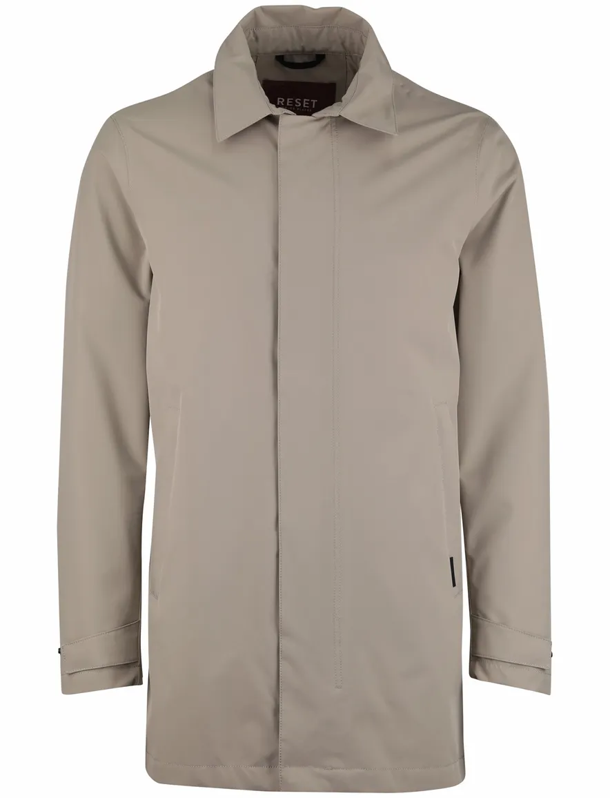 Reset tussenjas waterdicht capuchon beige