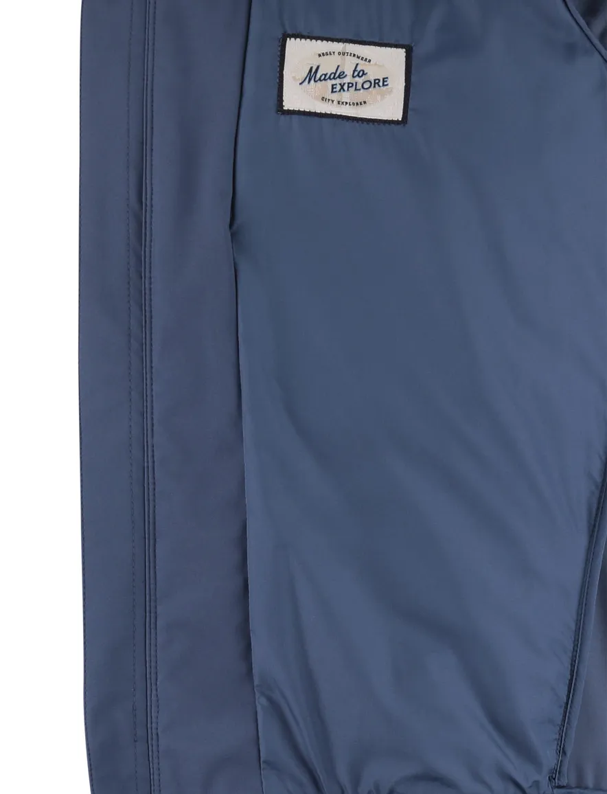 blauwe zomerjas Reset Cadiz normale fit