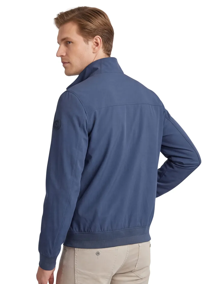 blauwe zomerjas Reset Cadiz normale fit