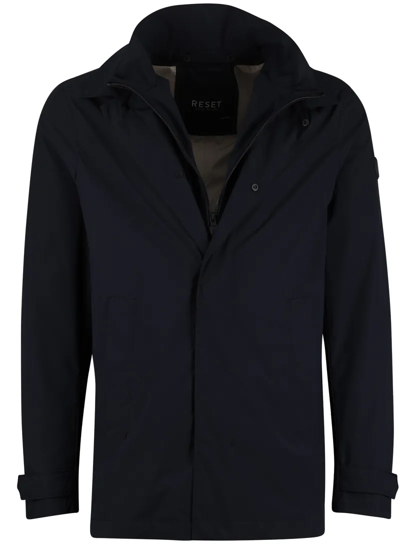 navy tussenjas Reset Gabriel van polyester voering