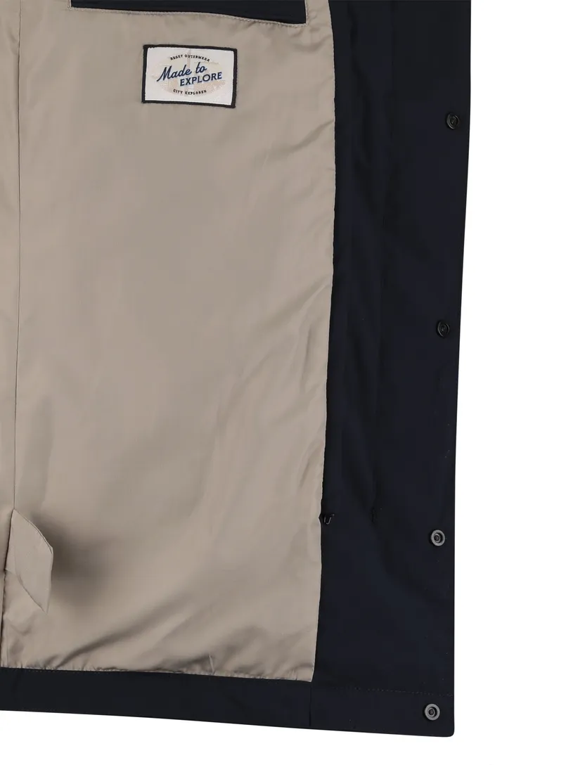 navy tussenjas Reset Gabriel van polyester voering