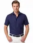 Overhemd Eterna Modern fit donkerblauw korte mouw