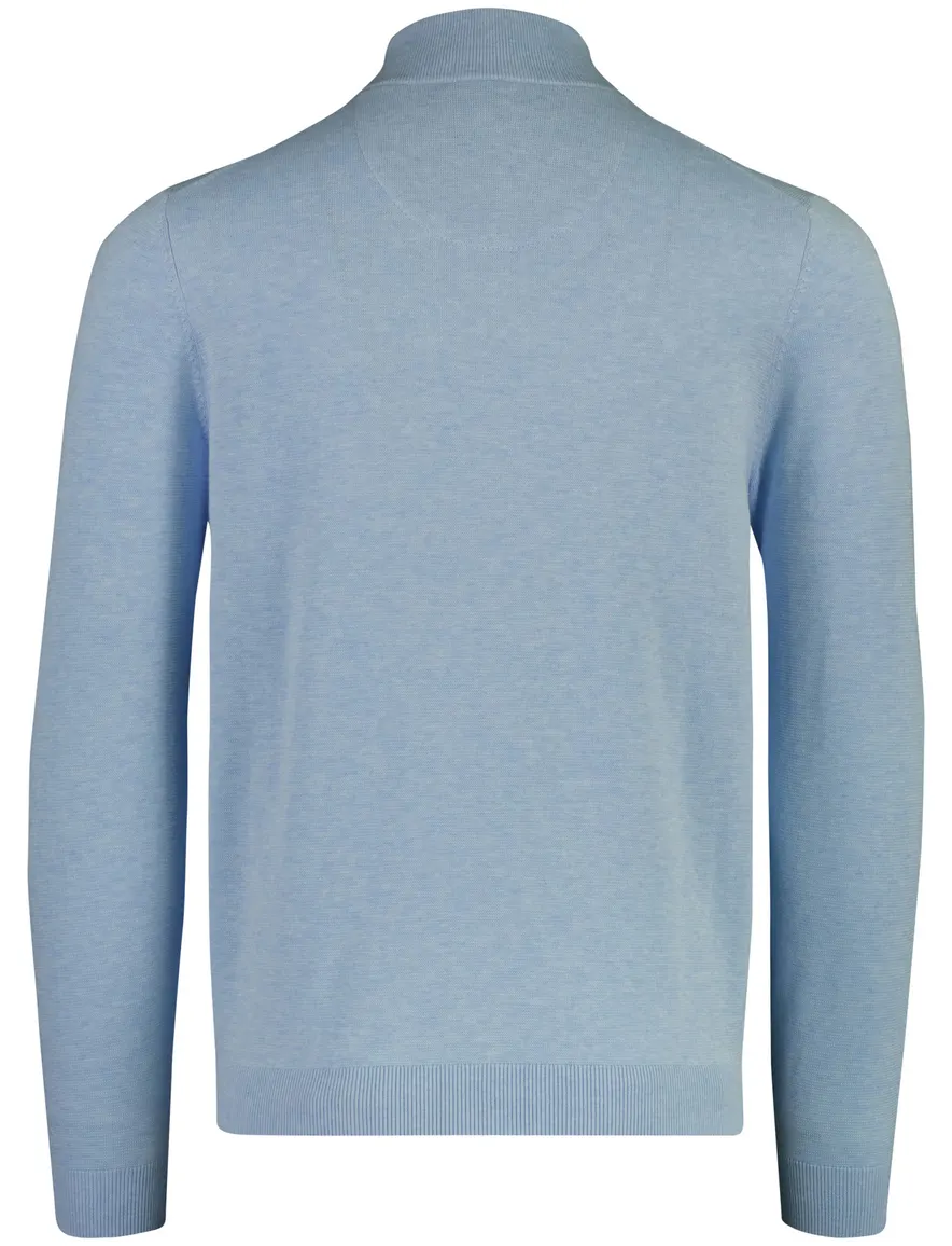 Fynch Hatton vest blauw katoen