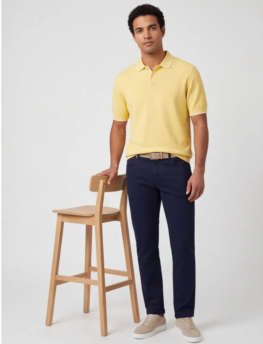 Fynch Hatton polo geel