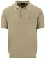 Fynch Hatton polo bruin met contrast boord