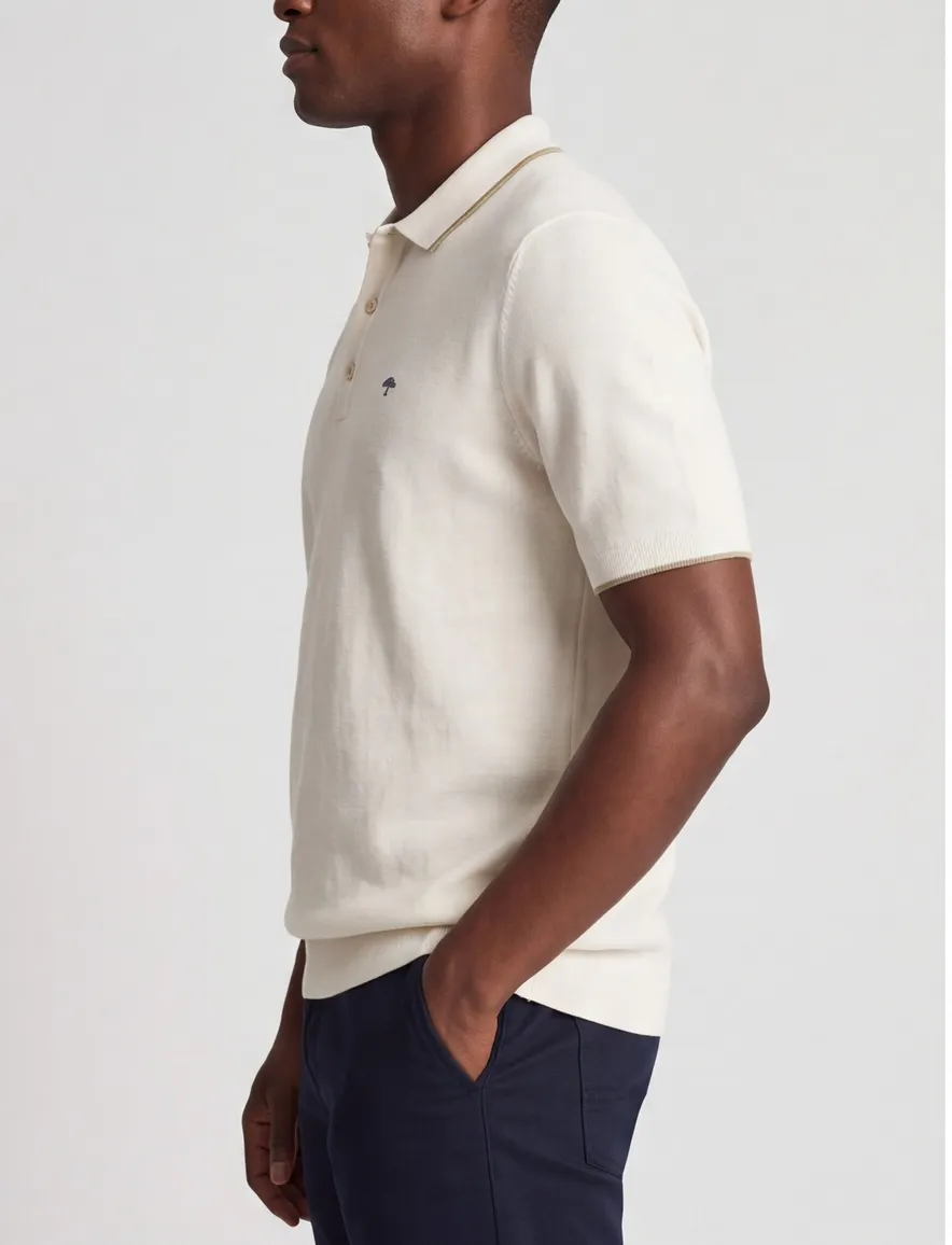 Fynch Hatton poloshirt crème