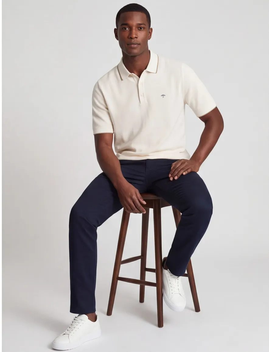 Fynch Hatton poloshirt crème