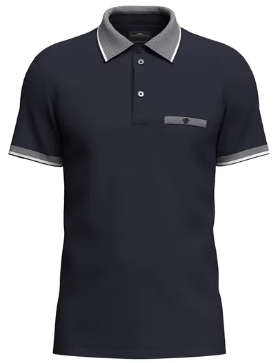 Fynch Hatton Fynch Hatton poloshirt donkerblauw