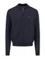 Fynch Hatton vest donkerblauw structuur