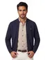 Fynch Hatton vest navy katoen jersey