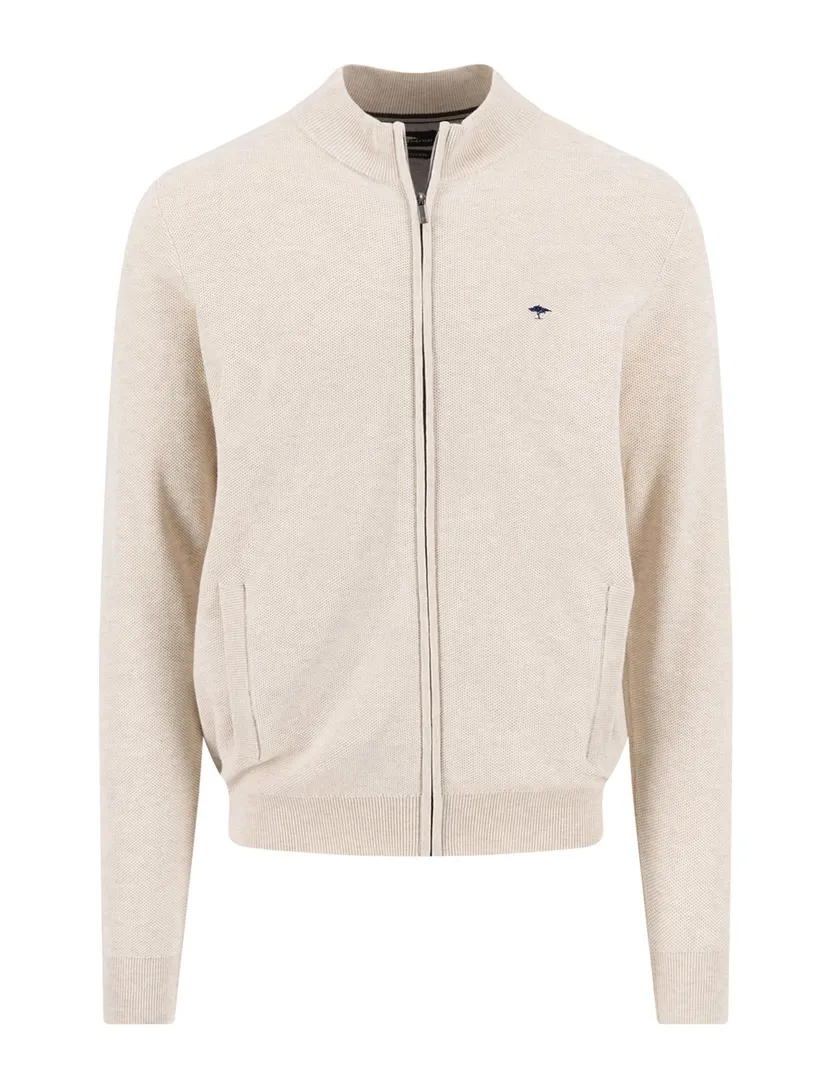 Beige vest Fynch Hatton textuur