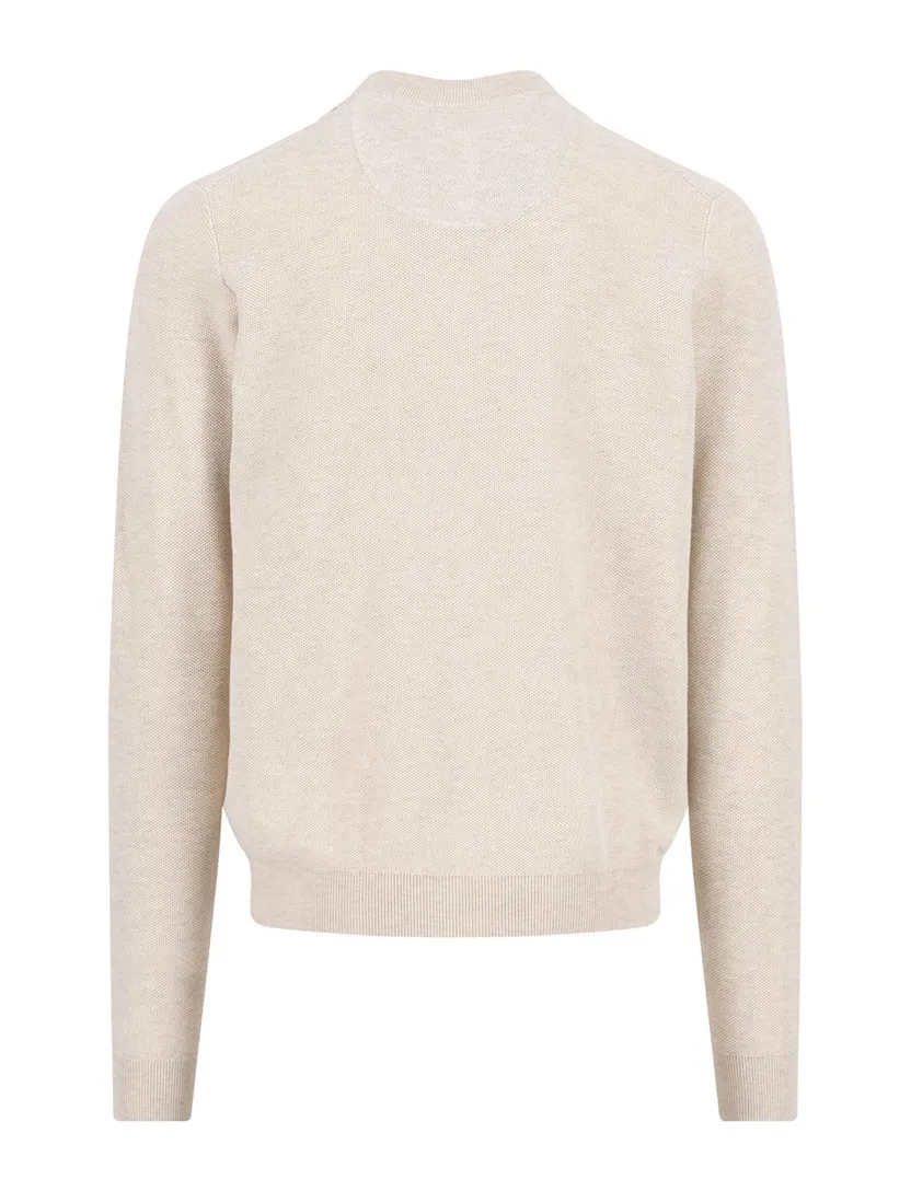 Beige vest Fynch Hatton textuur