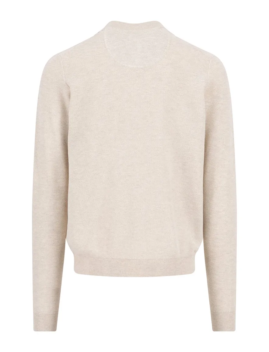 Fynch Hatton vest creme jersey katoen
