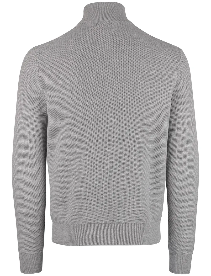 Polo Ralph Lauren trui half zip rits grijs logo