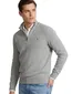 Polo Ralph Lauren trui half zip rits grijs logo
