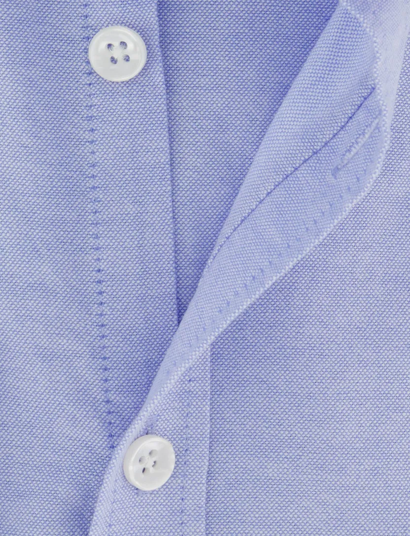 Overhemd lichtblauw Ledub Modern fit katoen button down