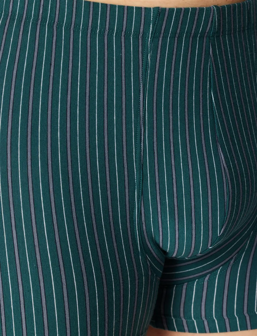 boxershort blauw Schiesser 3-pack groen strepen