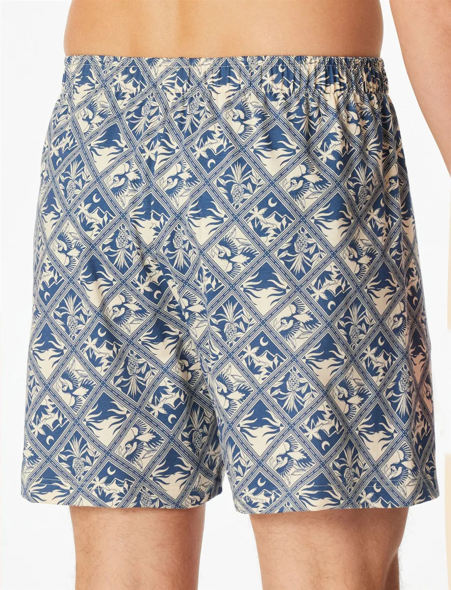 Schiesser Boxershort 2-pack blauw