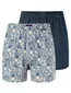 Boxershorts Schiesser 2-pack blauw katoen