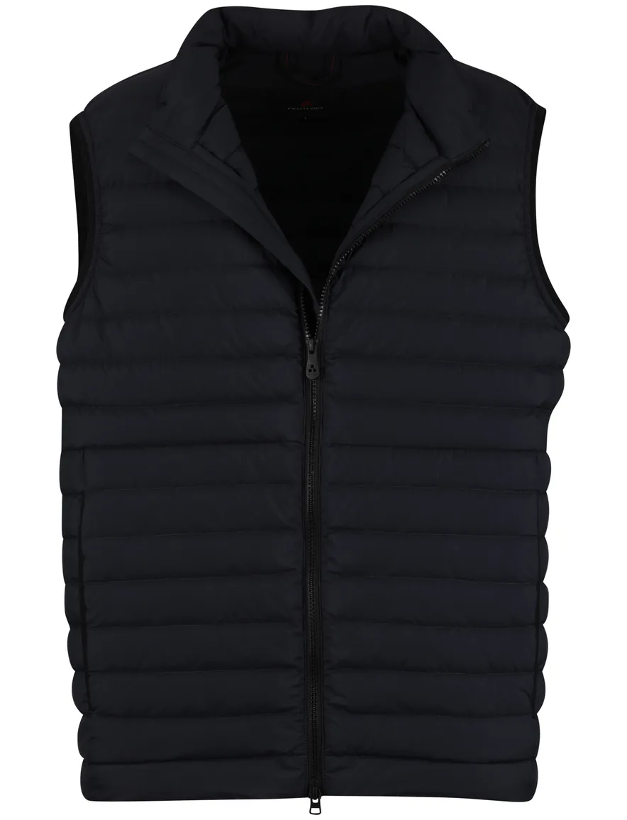 Navy Peuterey bodywarmer puffer dons gevoerd rits