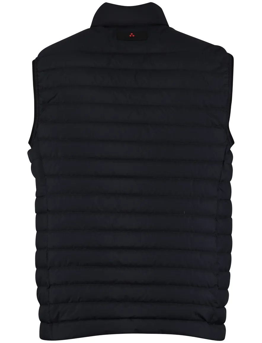 Navy Peuterey bodywarmer puffer dons gevoerd rits