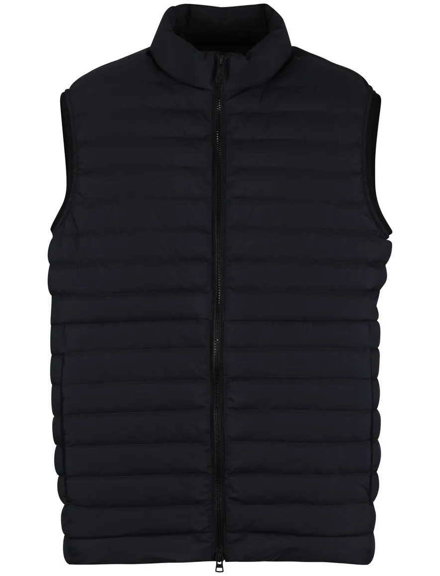 Navy Peuterey bodywarmer puffer dons gevoerd rits