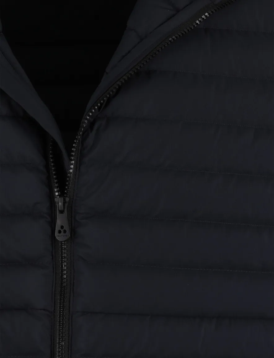 Navy Peuterey bodywarmer puffer dons gevoerd rits