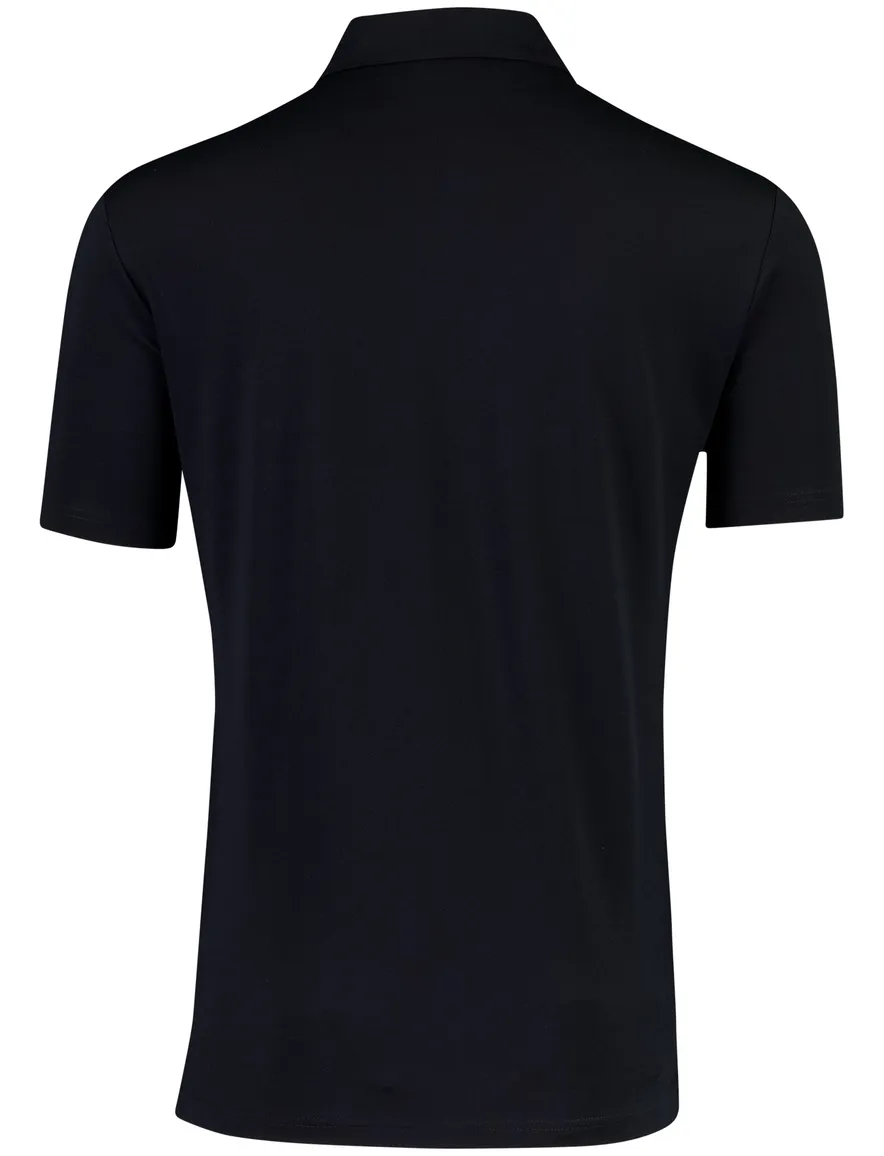 Polo korte mouw donkerblauw Peuterey Mezzola zijde jersey