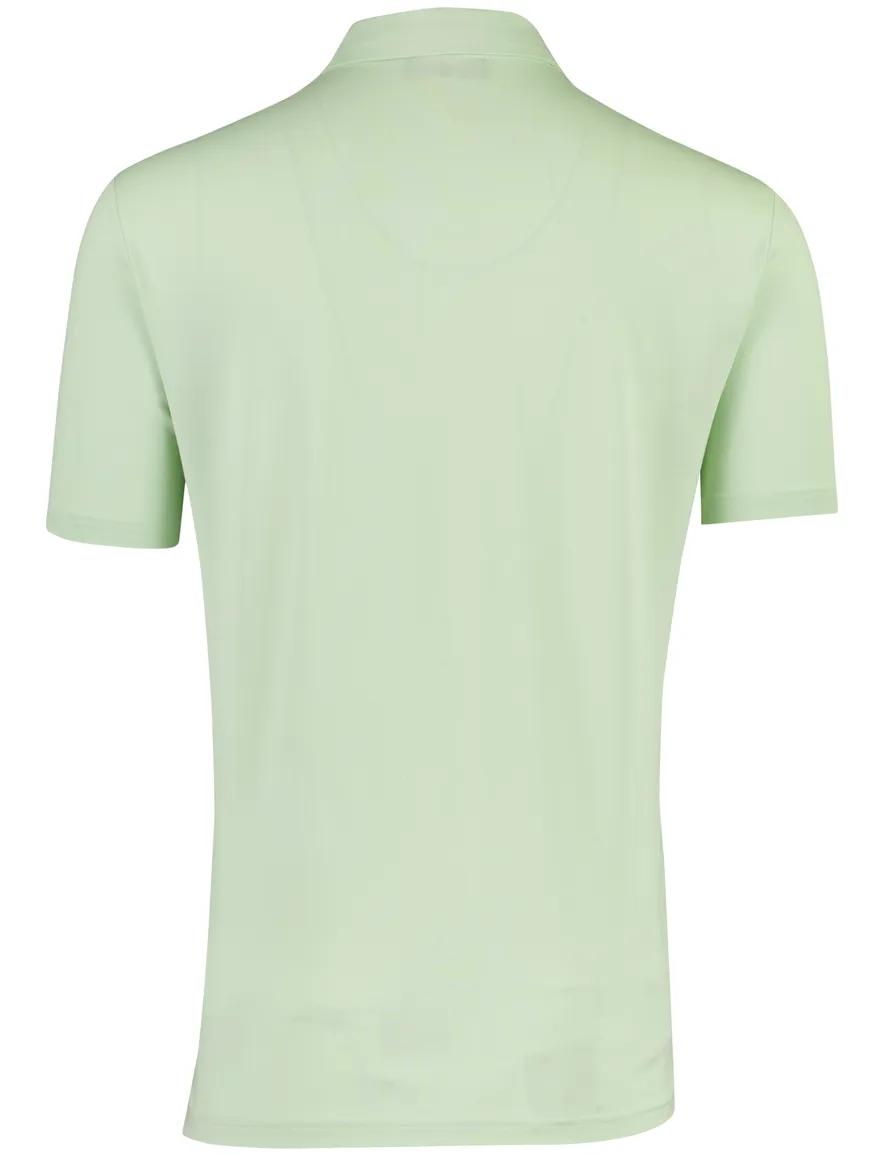 Polo korte mouw fel groen Peuterey Mezzola zijde jersey