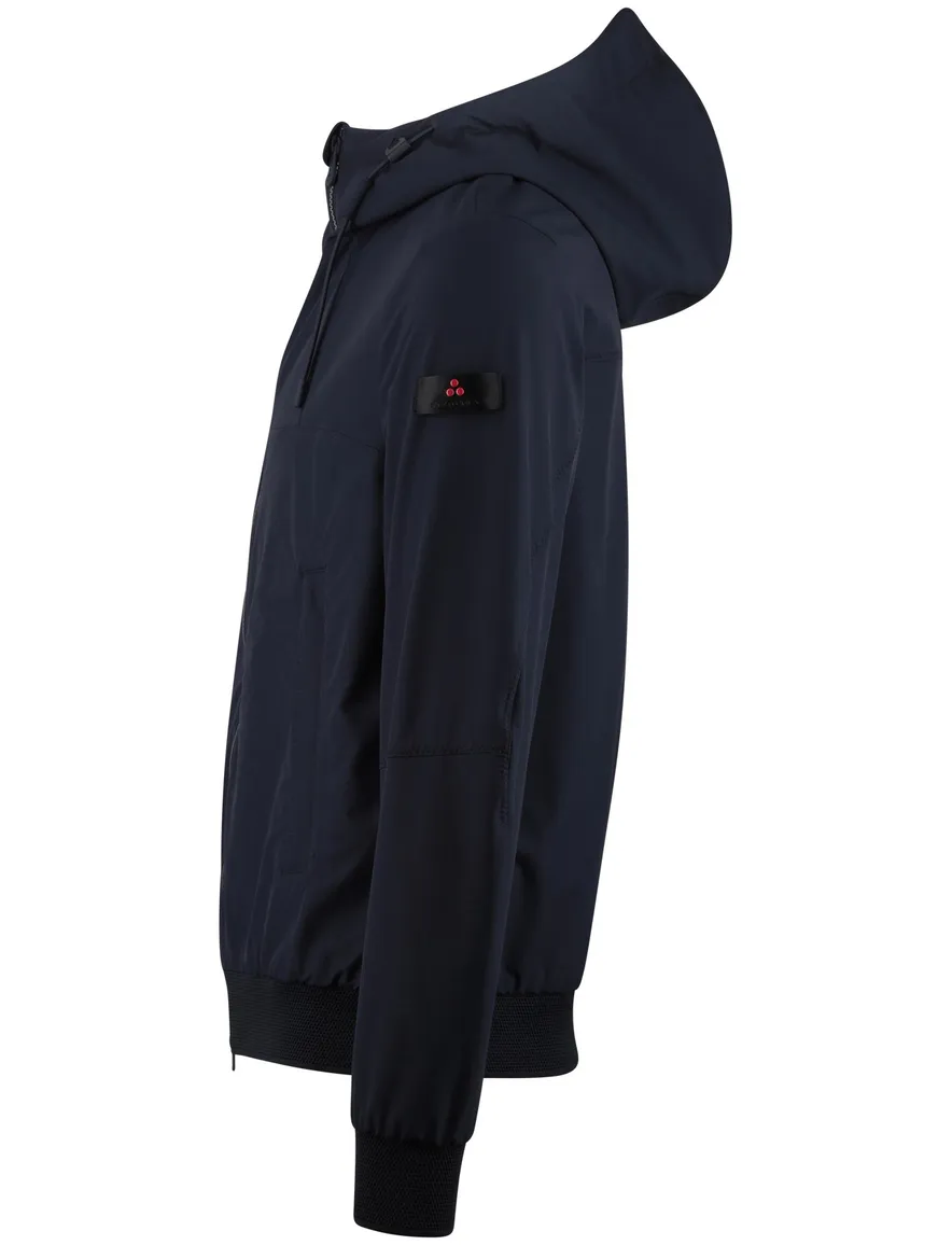 Peuterey zomerjas waterafstotend met capuchon navy