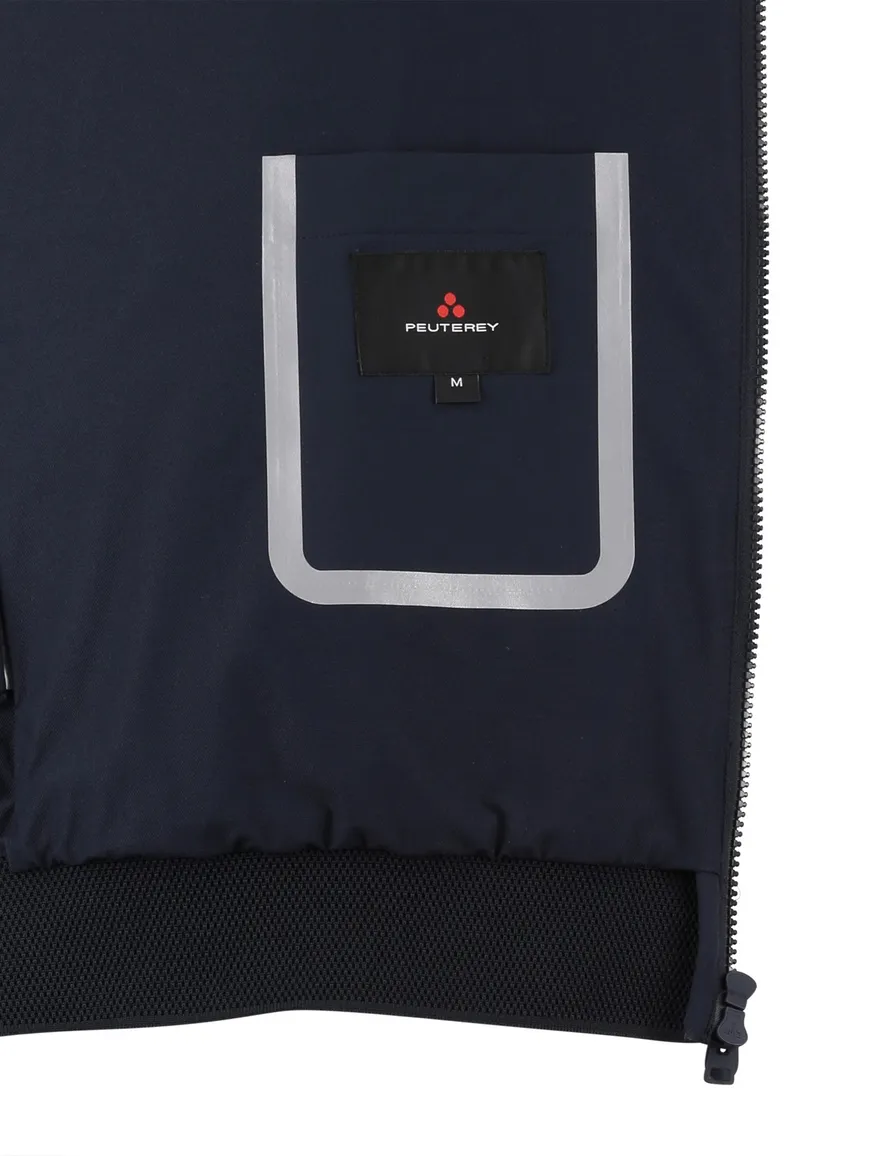 Peuterey zomerjas waterafstotend met capuchon navy