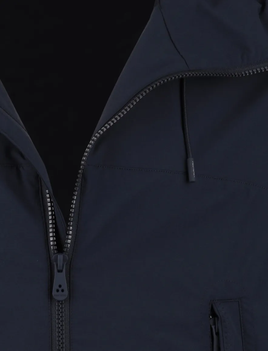 Peuterey zomerjas waterafstotend met capuchon navy