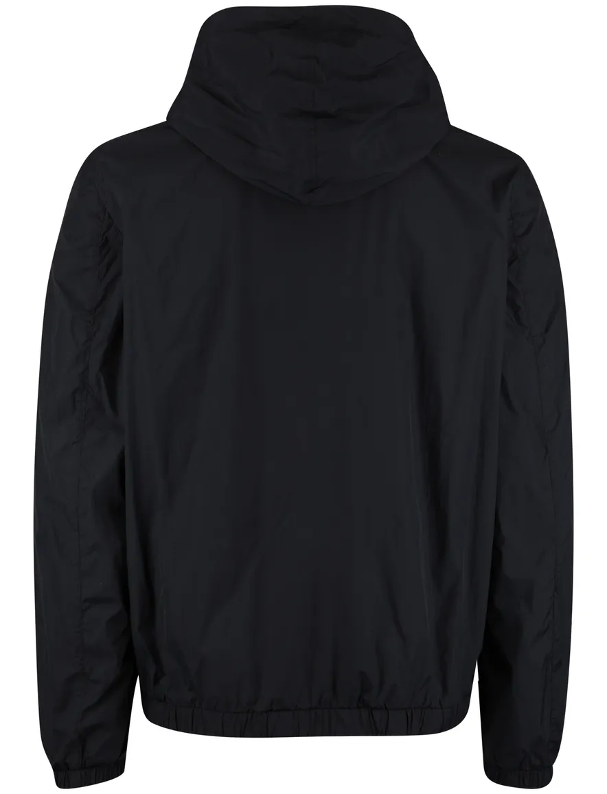 Zwart windjack Peuterey met capuchon