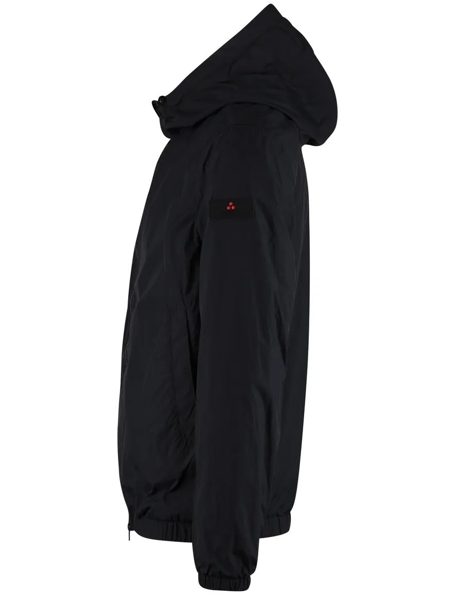 Zwart windjack Peuterey met capuchon