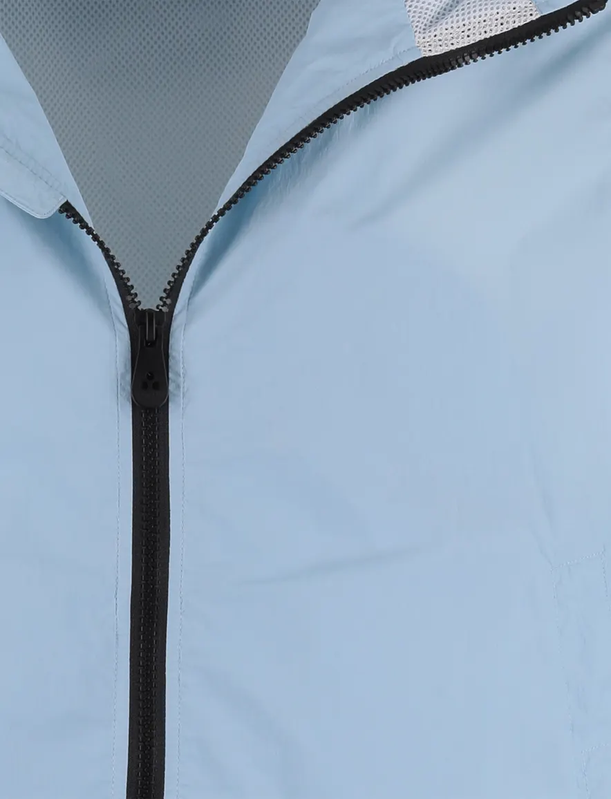 Lichtblauw windjack Peuterey met capuchon rits