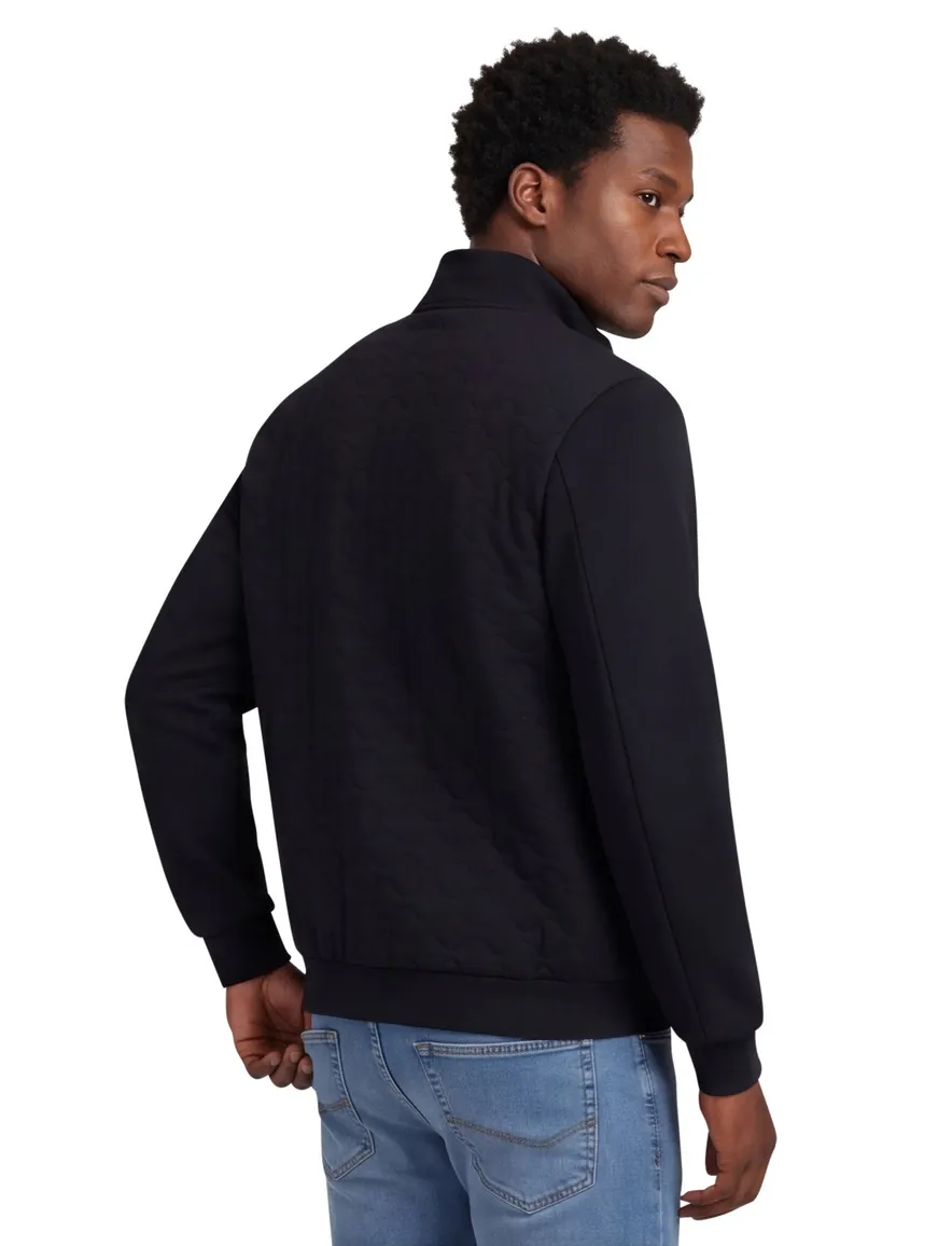 Navy Peuterey vest met rits stretch