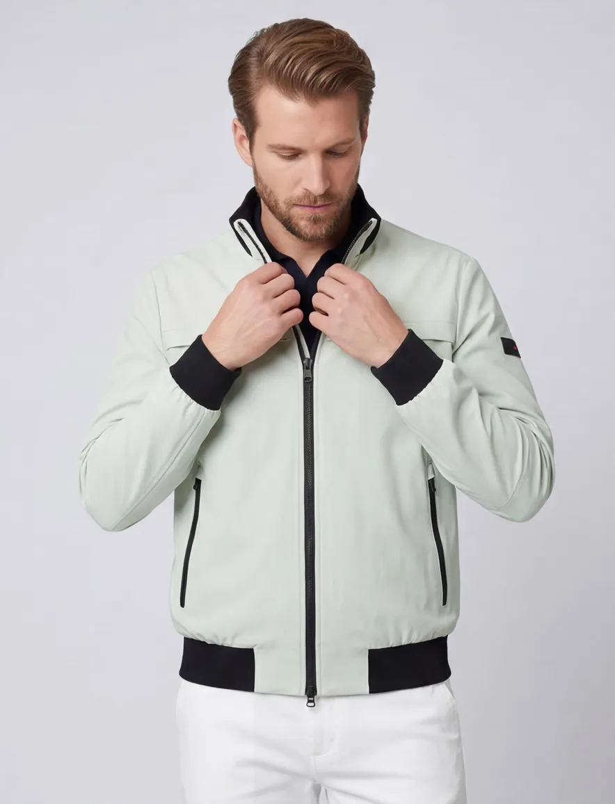 Groene softshell jas Peuterey elastisch boord