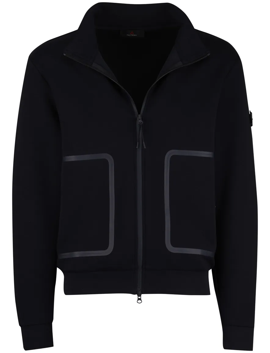 Donkerblauw Peuterey vest met rits