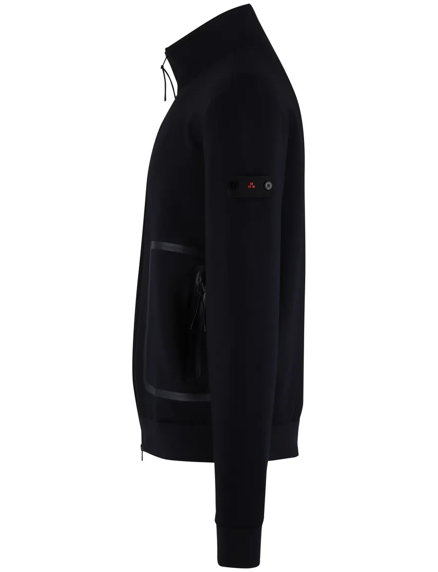 Donkerblauw Peuterey vest met rits