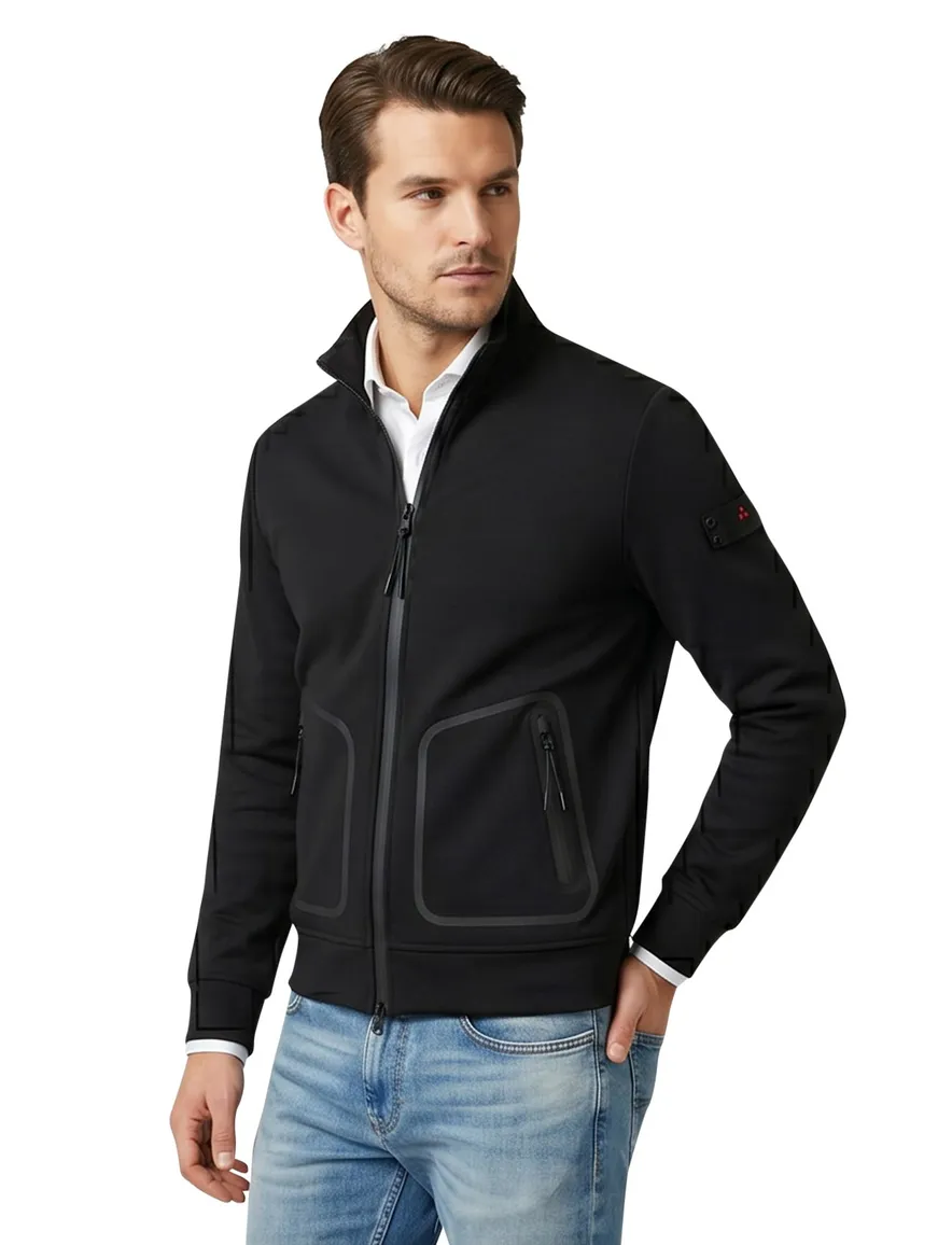 Donkerblauw Peuterey vest met rits