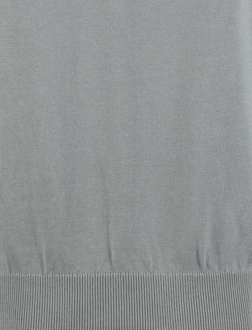 Gant half zip trui groen gebreid