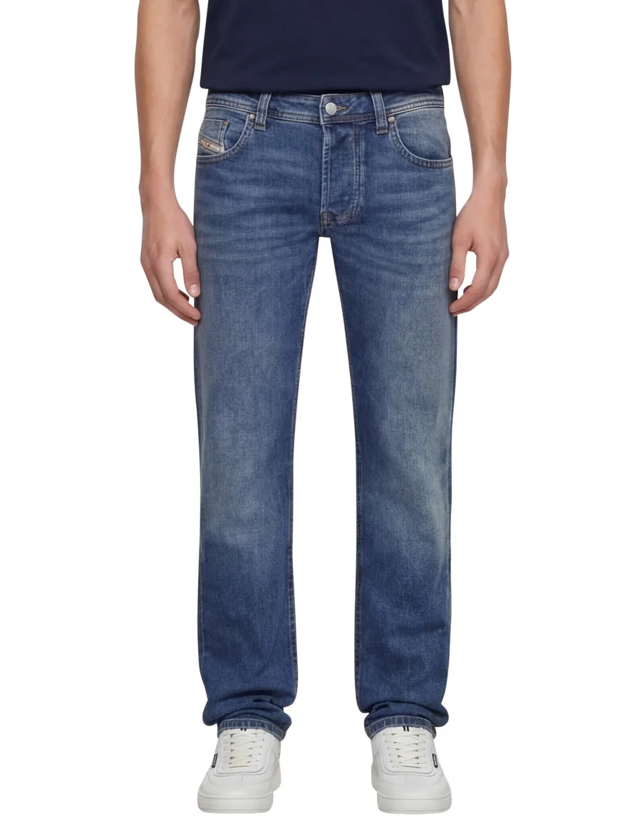 donkerblauwe jeans Diesel 1985 Larkee spijker normale fit