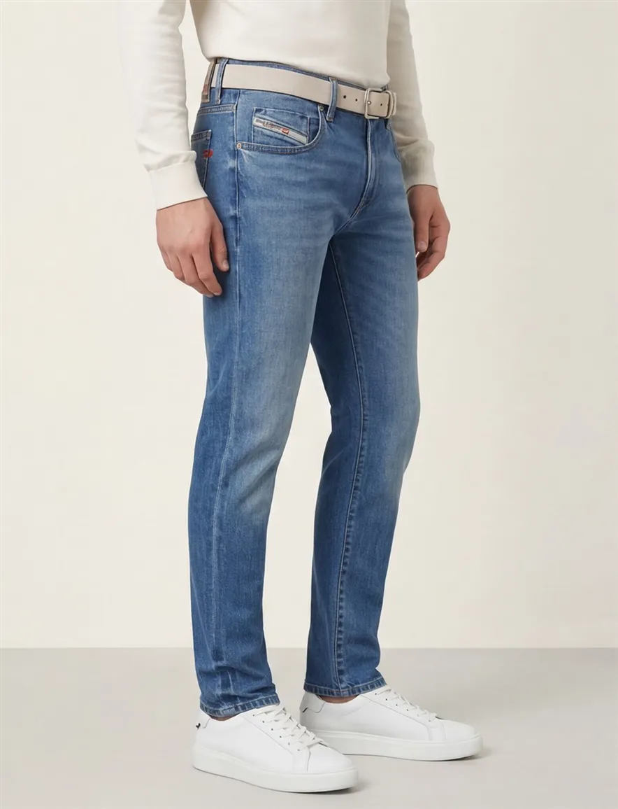 blauwe jeans Diesel d-strukt 2019 denim