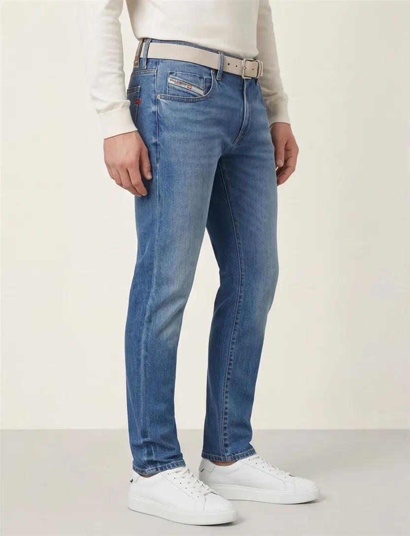 jeans Diesel blauw slim fit d-strukt 2019 denim