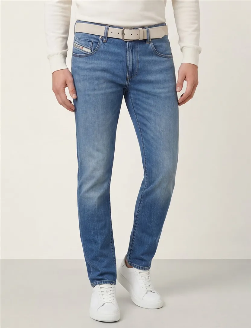 jeans Diesel blauw slim fit d-strukt 2019 denim