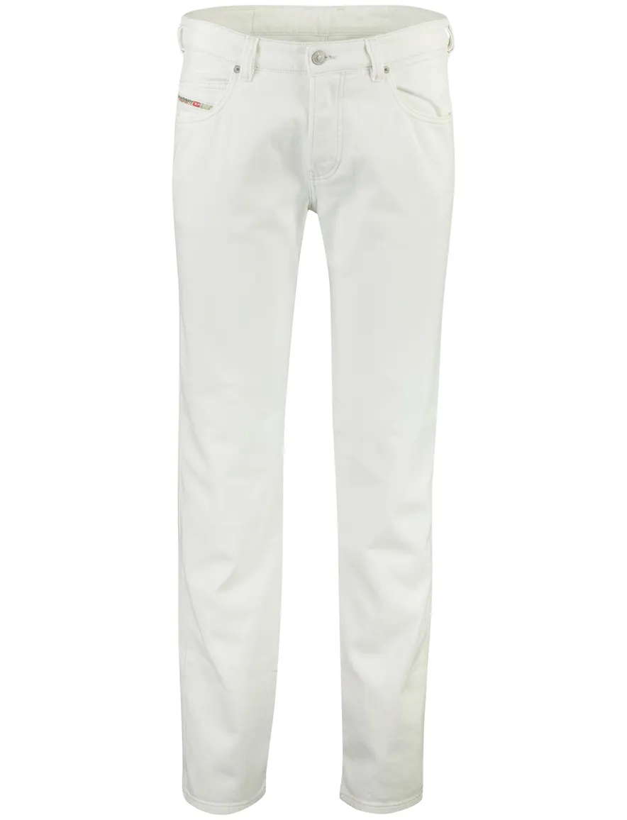 spijk jeans wit slim fit katoen D-vyl