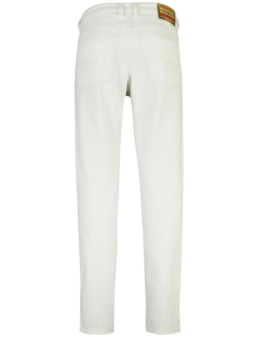 spijk jeans wit slim fit katoen D-vyl