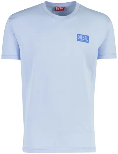 Diesel lichtblauw t-shirt Diesel normale fit