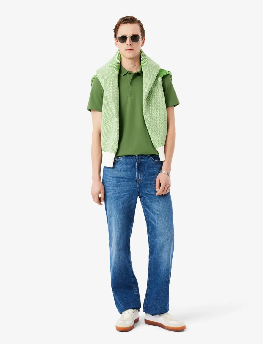 Groene poloshirt Lacoste normale fit