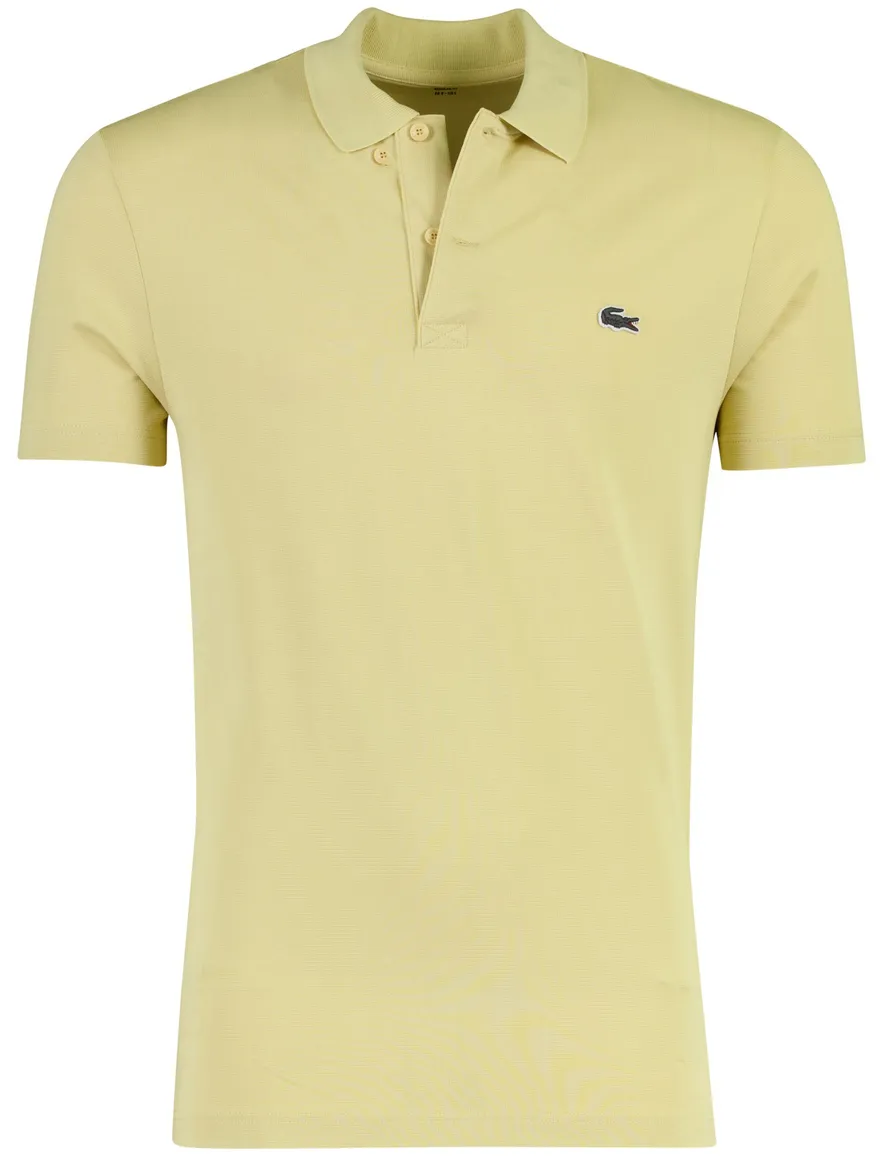 Lacoste polo geel Regular Fit